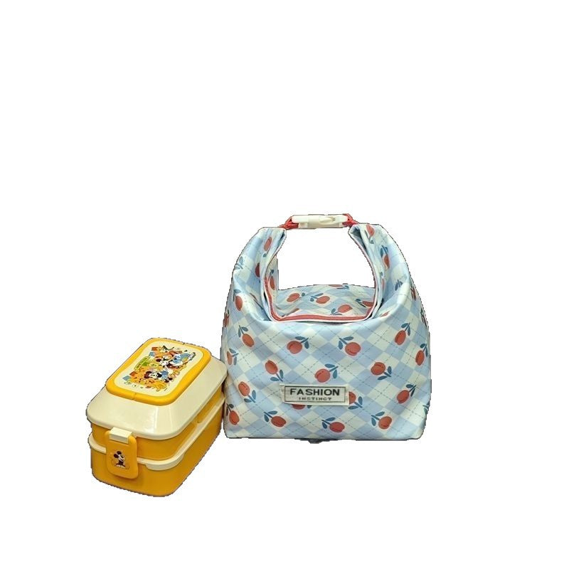 New Cartoon High-Value Aluminum Foil Insulated Student Lunch Bag Versatile Artistic Handheld Waterproof Office Worker Lunch Box