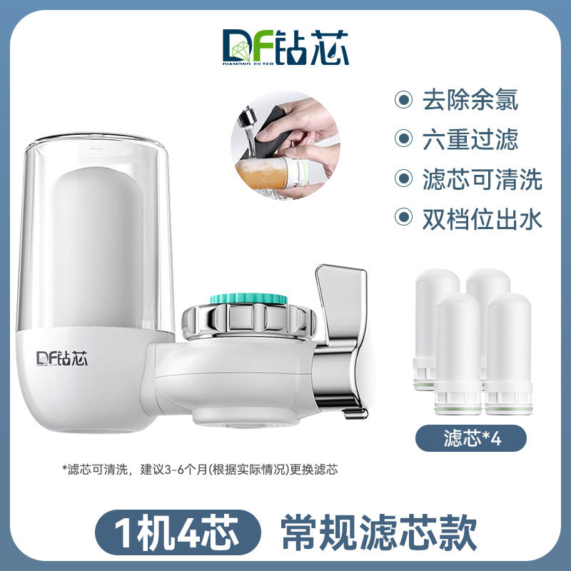 Faucet Water Purifier Water Filter Kitchen Tap Water Filter Direct Drinking Single Outlet Ceramic Filter Cartridge Wholesale