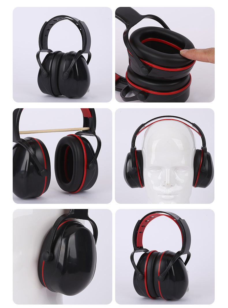 Soundproof Noise-Cancelling Ear Muffs for Sleep, Silent, Anti-Noise, Professional Shooting, Noise Reduction, Study, Sleep, Head-Mounted Ear Muffs