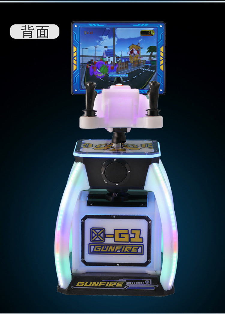 New Amusement Park VR Gatling Gun Machine Commercial Electric Coin Operated Arcade Game Machine for Supermarket Entrance and Night Market