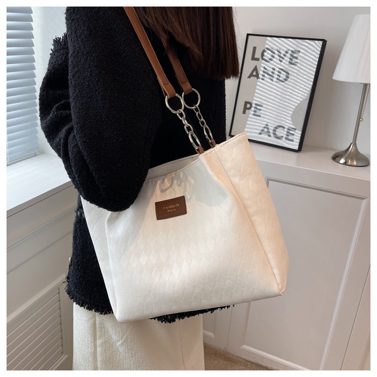 Large Capacity Bag Women's Bag2025Summer New Style Niche Commuter Bag Versatile Shoulder Bag Tote Bag Wholesale