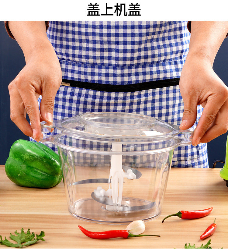 Kitchen Household Electric Meat Grinder Stainless Steel Multifunctional Meat Mincer Mixer Food Processor Small Meat Chopper
