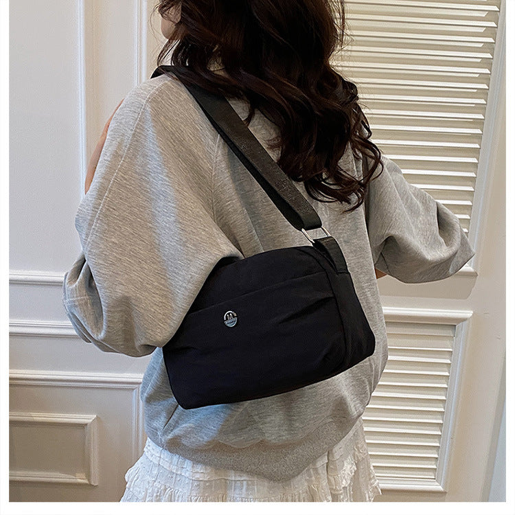 Casual texture niche design small square bag2025Spring New Fashionable Trendy Women's Single Shoulder Crossbody Bag