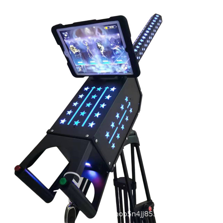 AR Gatling Internet Celebrity Game Gun Real Shooting Toy Gun Square Night Market Stall Metal gaming device