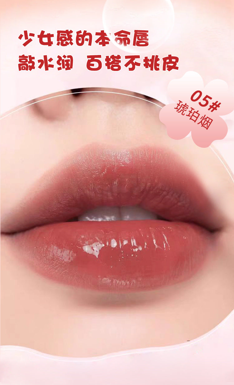 YPYP Big Ice Bucket Dudu Mirror Lipstick Moisturizing and Nourishing Bare-faced Whitening Non-transfer Nude Series Lipstick Affordable