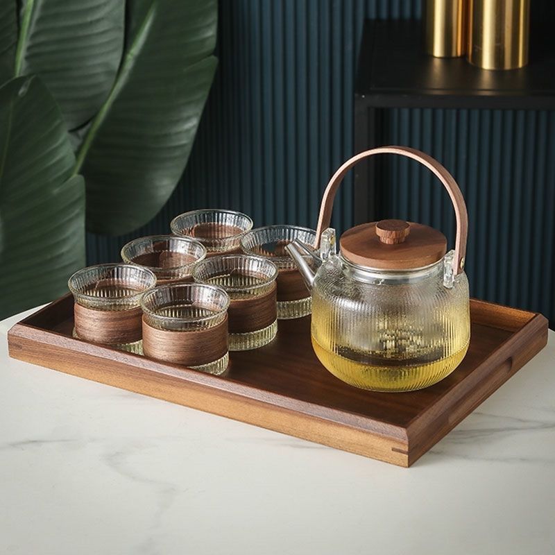 Glass Teapot with Steaming and Boiling Functions, Handle, Internet Celebrity Style, Heat-Resistant, High-Temperature, Fourth Generation Teapot