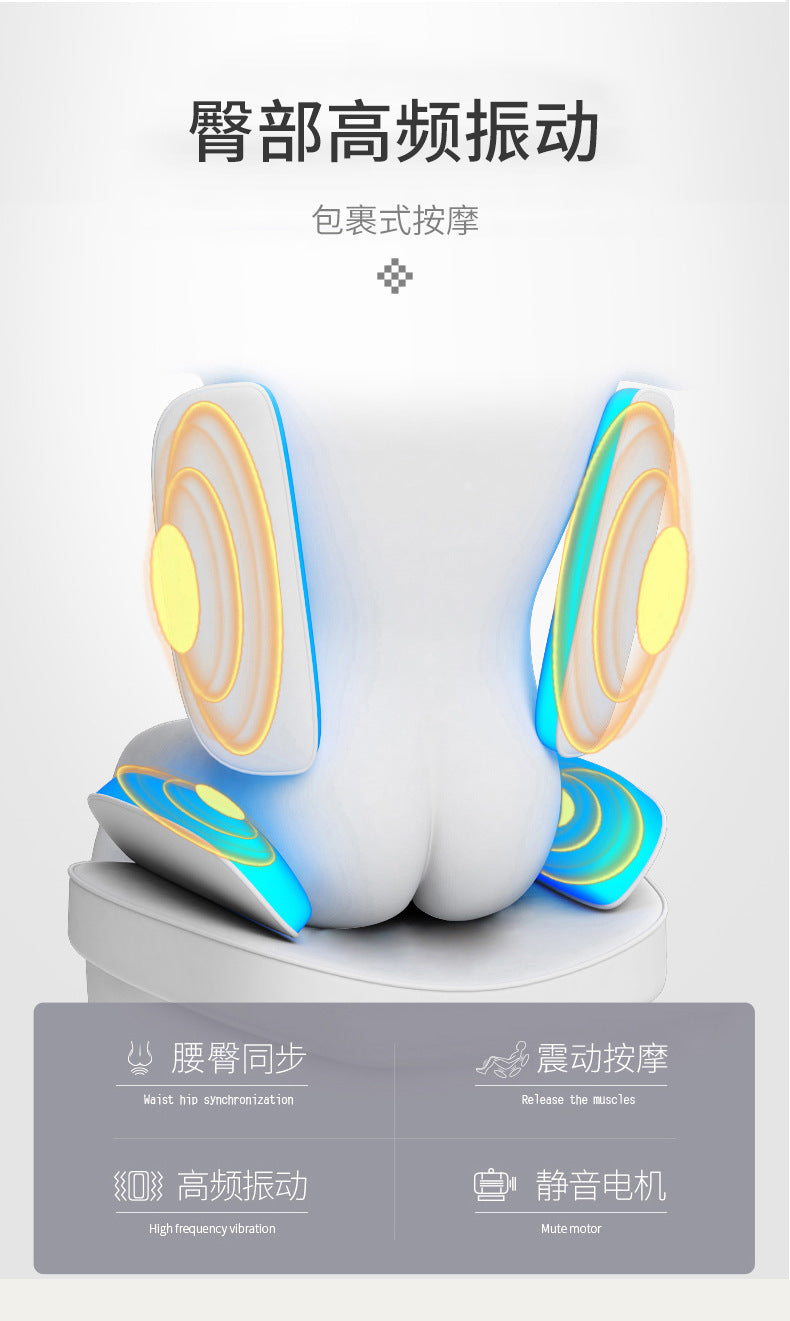 Massage Chair Seat Home Shoulder Neck Massager Neck Back Waist Full Body Electric Massager Multi-Function