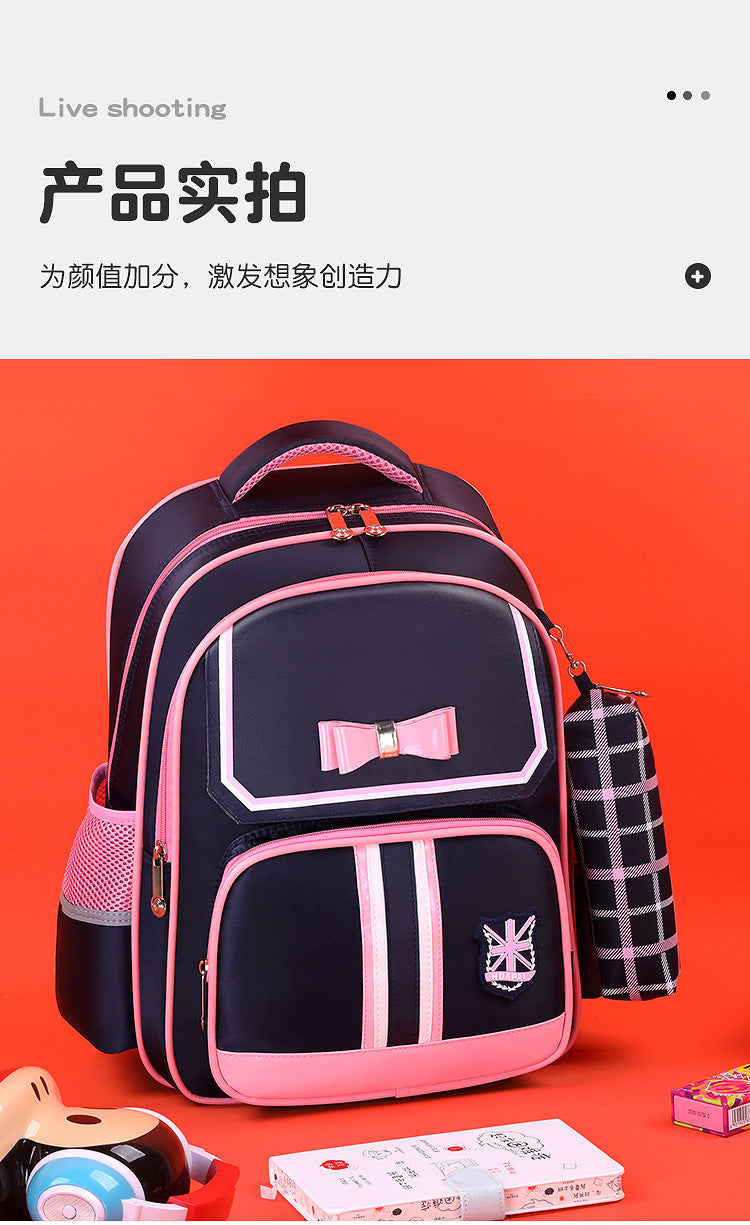 【Get Pencil Case for Free】Back-to-School Season Elementary School Student Backpack for Children1-3-6Grade Backpack6-9-12First Birthday Bag http://detail.1688.com/offer/651534241023.html