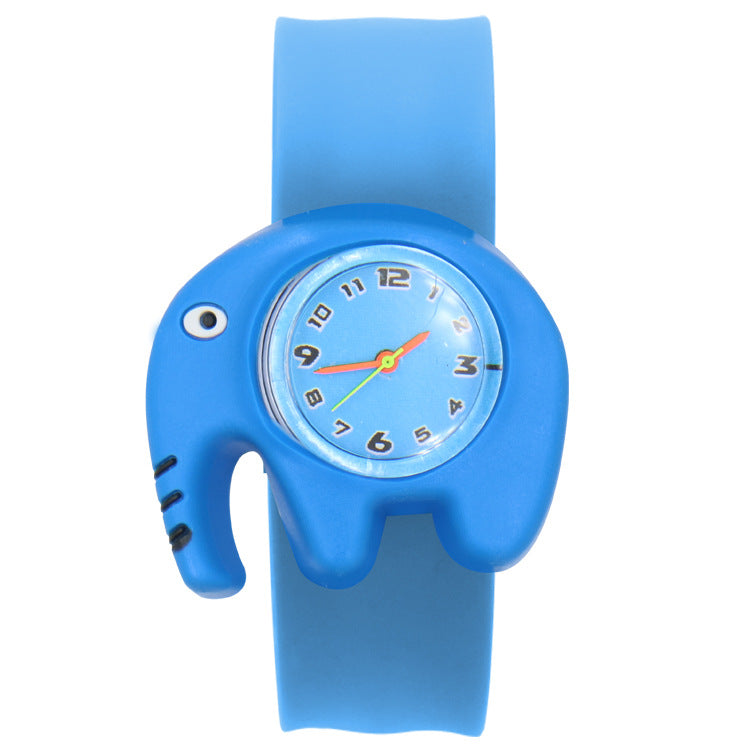 Children's Watch Cartoon Pat Watch Kindergarten Elementary School Silicone Toy Pat Circle Anime Peppa Pig Electronic Watch