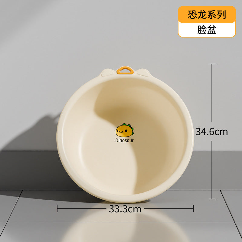 Thickened Water Bucket Household Plastic Bucket Small Bucket with Basin Bucket Student Dormitory Laundry Bucket Bath Large Handheld Bucket