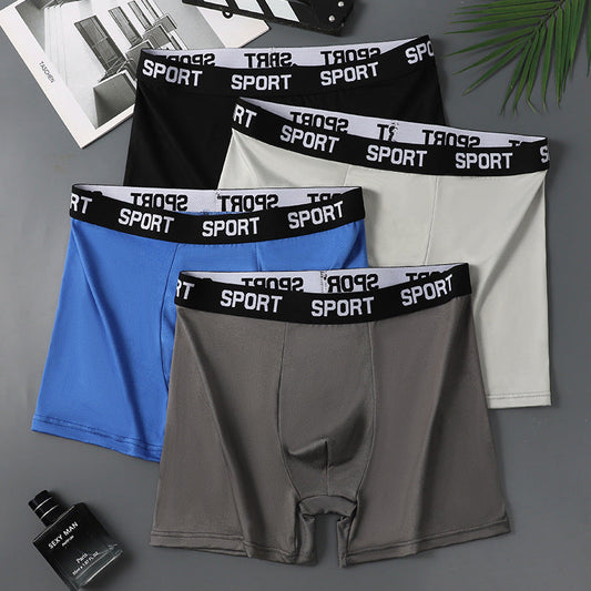 One piece dropshipping sport Men's Sports Underwear Fashionable Comfortable Boxer Briefs Breathable Four-Corner Shorts Wholesale http://detail.1688.com/offer/917246029177.html