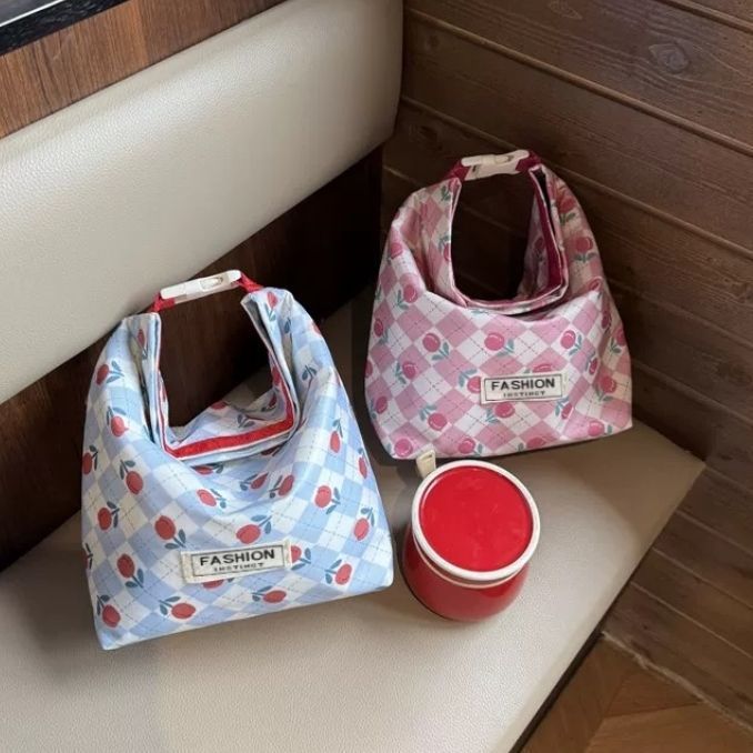 New Cartoon High-Value Aluminum Foil Insulated Student Lunch Bag Versatile Artistic Handheld Waterproof Office Worker Lunch Box
