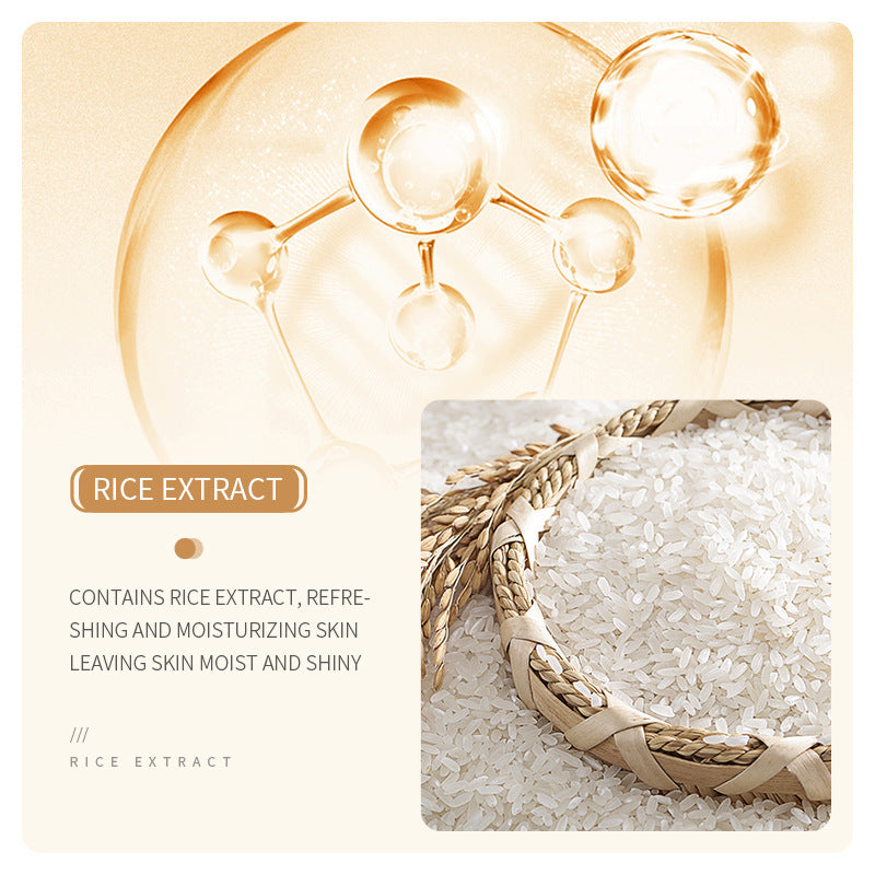 Full English Rice Skincare Set BIOAOUA Rice Puree Series Six-Piece Set Box Cross-Border Wholesale