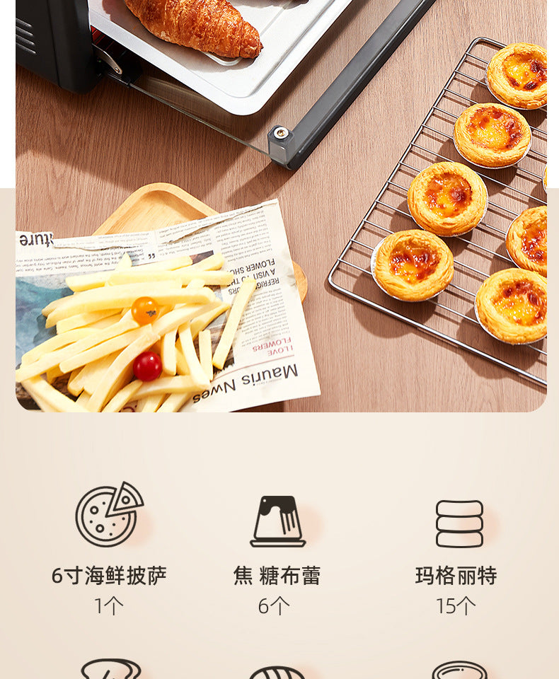 Chigo22Shengduo Knob Electric Oven Household Multi-Functional Baking Dormitory Kitchen Bread Machine Source Factory