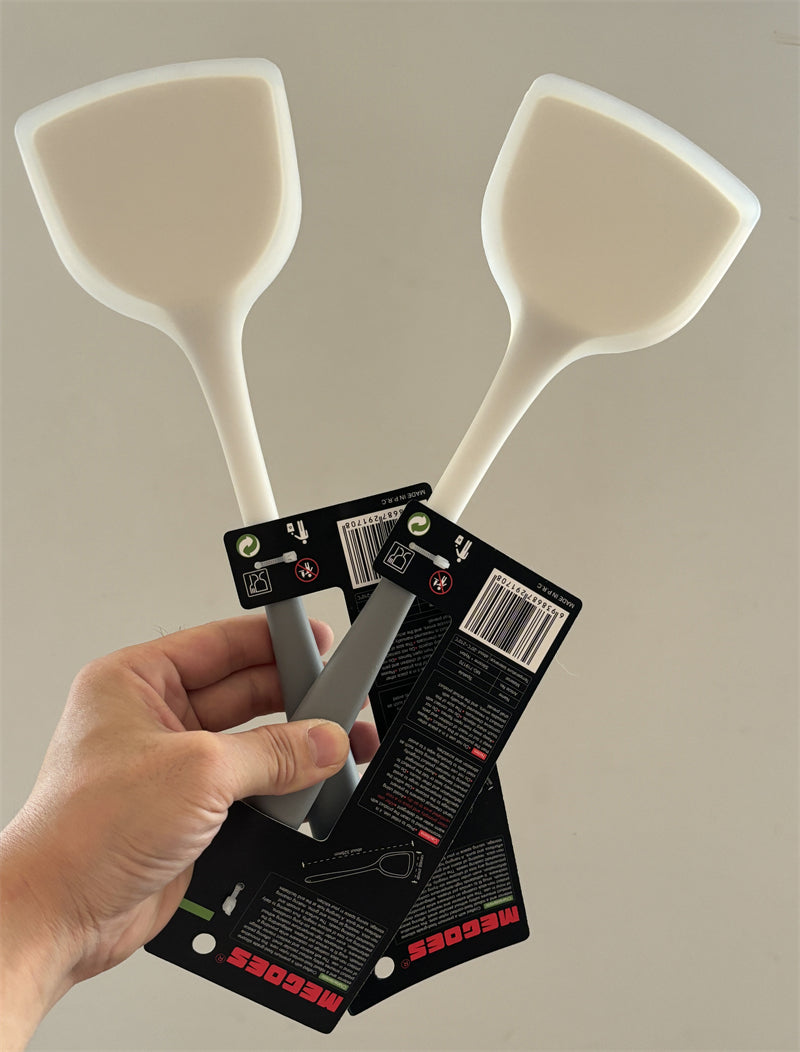 Upgraded and useful!High temperature resistant color-blocking food-grade silicone spatula!Special cooking spatula for non-stick pans at home