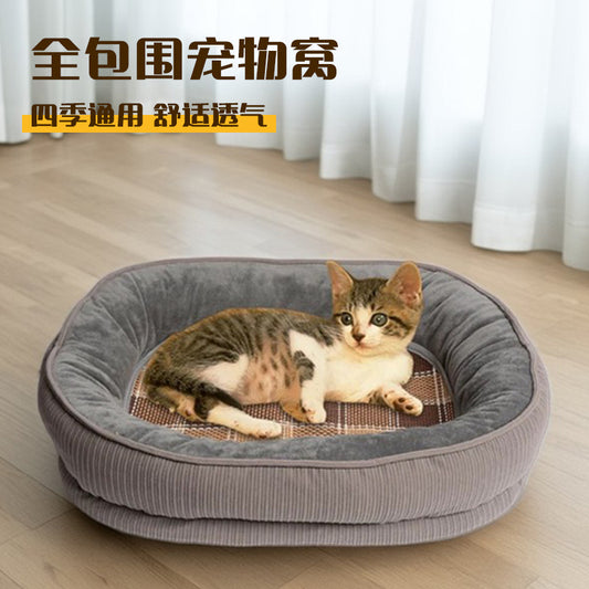 Manufacturer Wholesale Spring Summer Cooling Mat Summer Dog Bed Pet Nest All-Season Dog House Cat House Pet Supplies