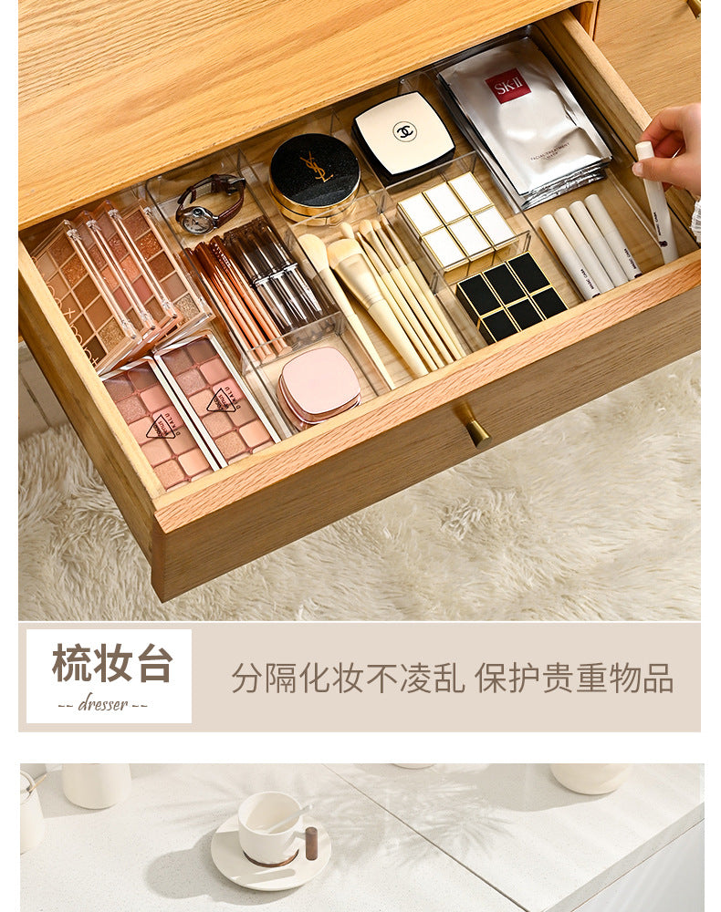 Drawer Divider Storage Box Expandable Dressing Table Cosmetics Kitchen Tableware Desktop Miscellaneous Organizer Box