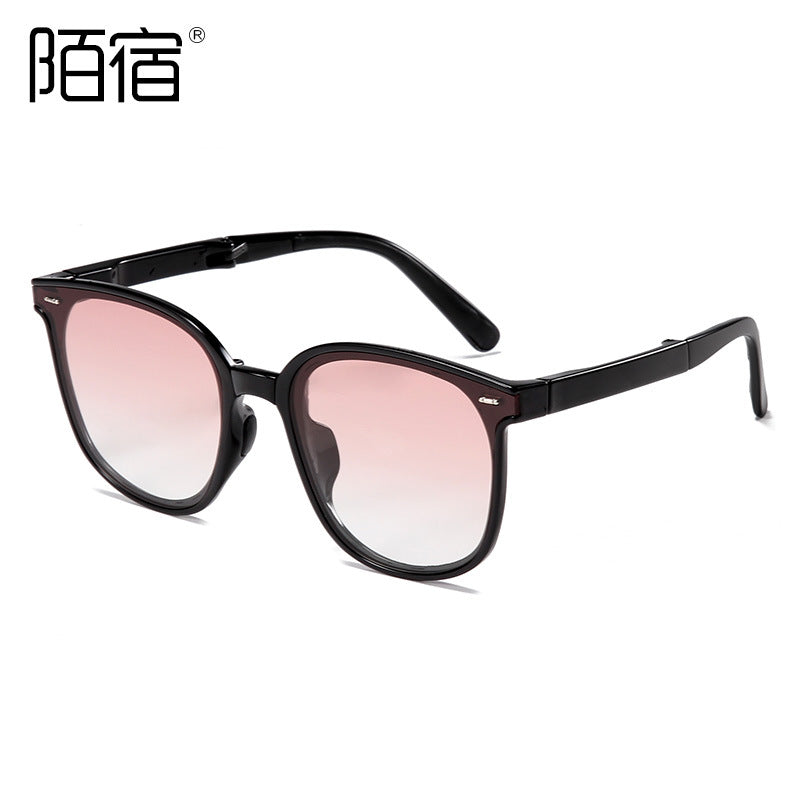 TRP20314Wood Nine10Yes Folding Polarized Sunglasses Flat Nylon1.5Sunshade and Sun Protection Portable Sunglasses