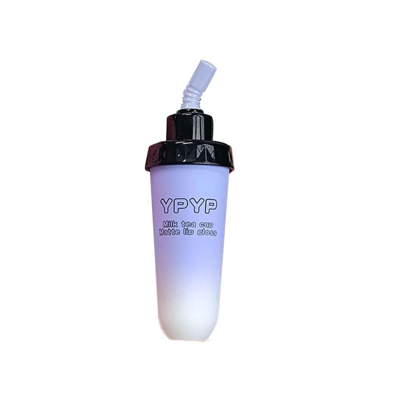 YPYP Milk Tea Cup Lip Mud Velvet Matte Matte Whitening Non-stick Cup Lipstick Lip Glaze Student Party Affordable Makeup Women