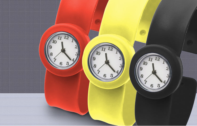 Children's Watch Cartoon Pat Watch Kindergarten Elementary School Silicone Toy Pat Circle Anime Peppa Pig Electronic Watch