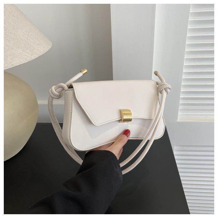 Trendy Women's Shoulder Crossbody Bag Small Square Bag2024Spring new style simple retro hand-held underarm bag