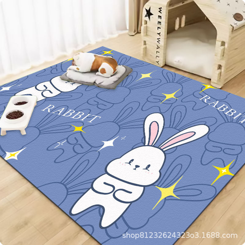 Pet wash-free floor mat waterproof and urine-proof pvc Dog Anti-Slip Mat Cooling Dog Fence Dog Cat Leather Floor Mat