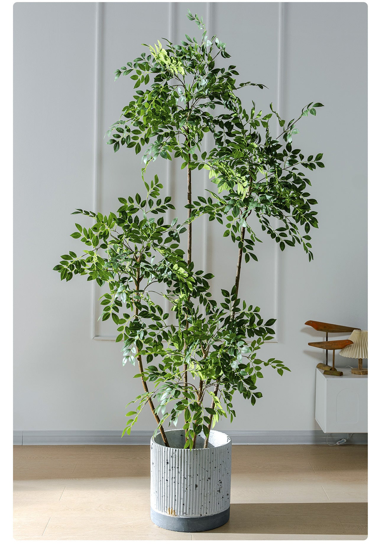 High-End Artificial Green Plant Elm Money Tree Banyan Tree Large Floor Plant Indoor Living Room Atmosphere Fake Tree Landscaping Decoration