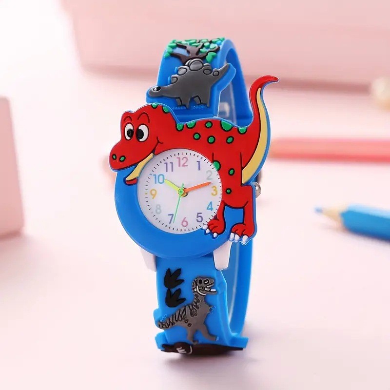 Watch Dinosaur Boys Girls Toddler Silicone Quartz
