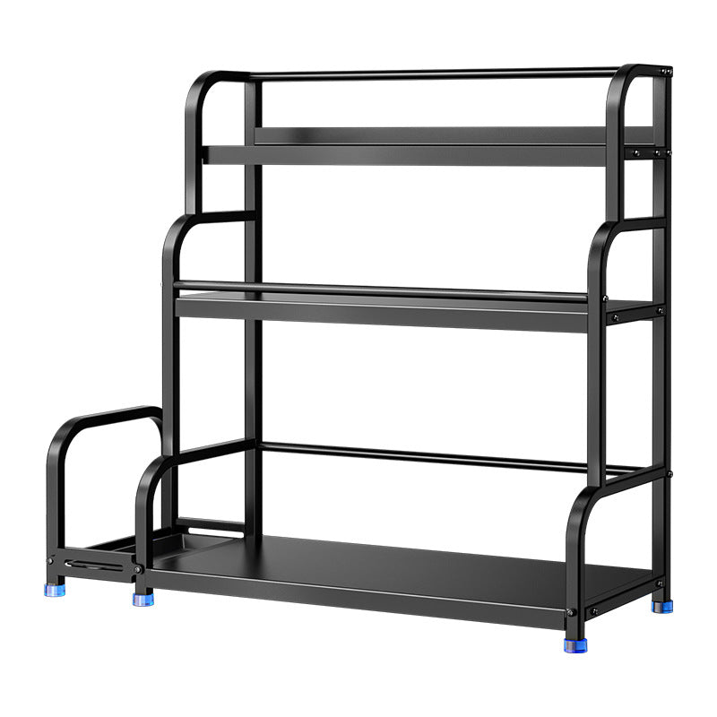 Kitchen Storage Rack Floor-standing Seasoning Rack Countertop Knife Rack Organizer Storage Rack Kitchen Supplies Storage Rack