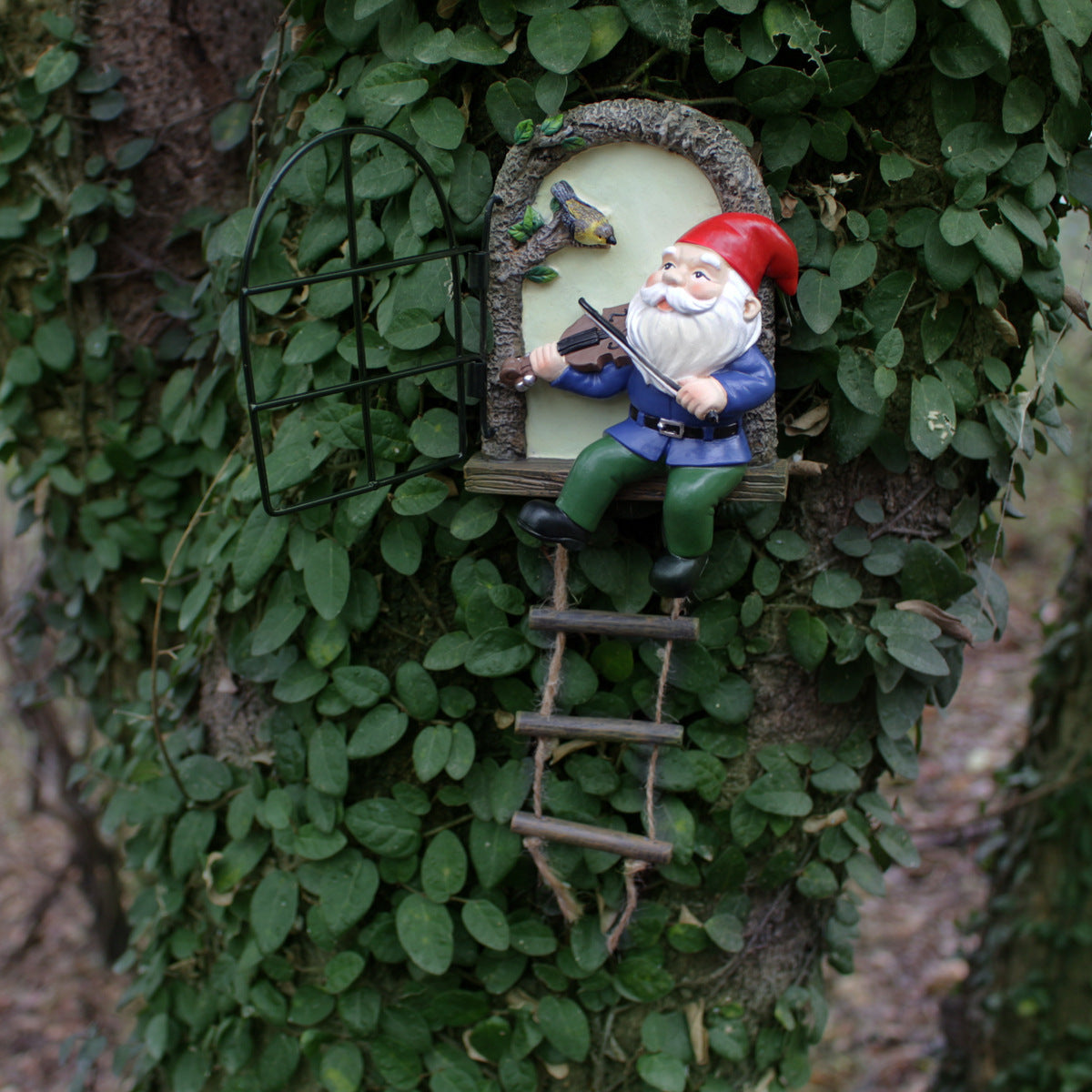 Cross-Border New Fluorescent Playable Dwarf Tree Hanging Resin Craft Pendant Creative Micro Landscape Garden Decoration