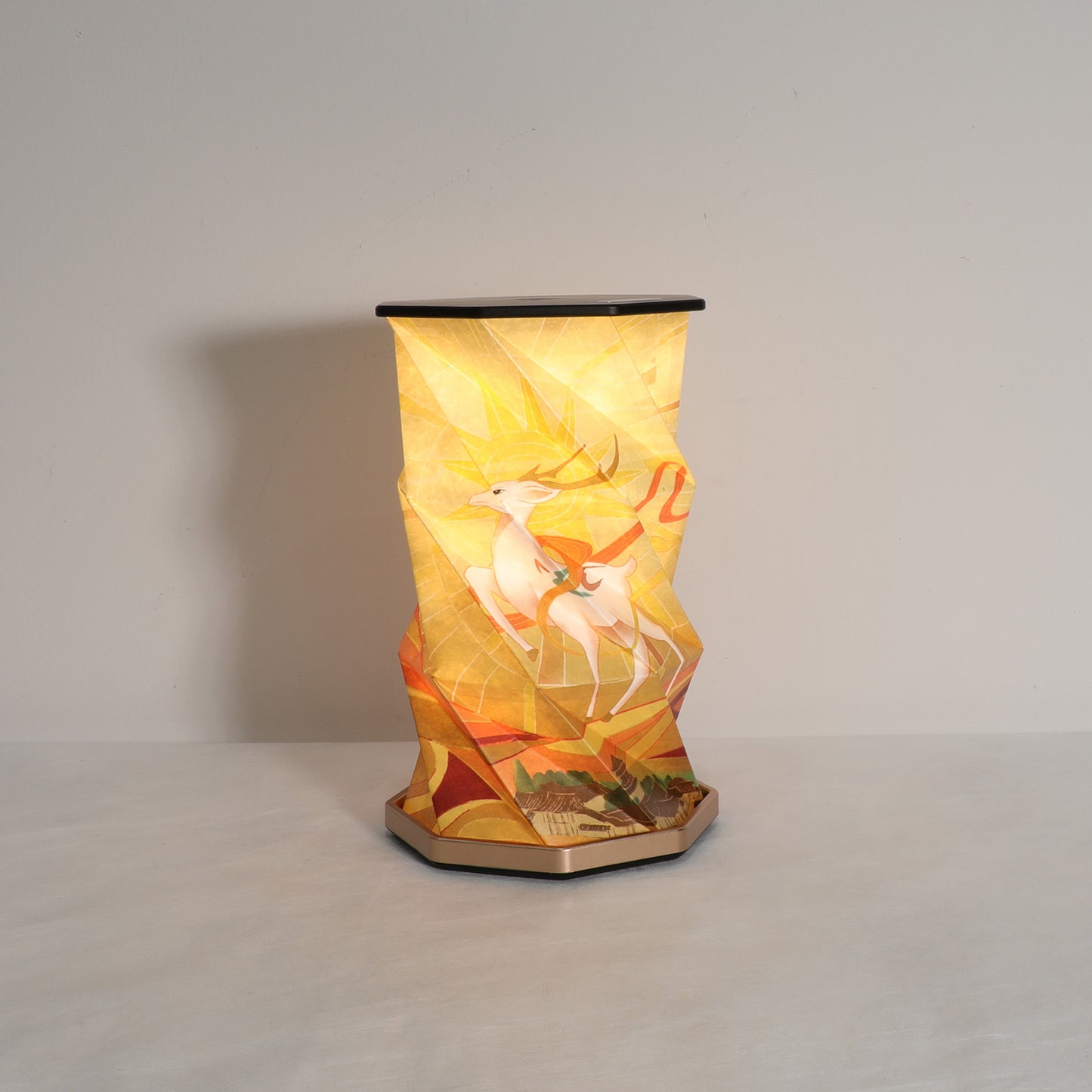 Book Lamp Nezha Folding Rotating Lantern Creative Mid-Autumn Festival Gift University Campus Cultural and Creative Anniversary Celebration Book Lamp