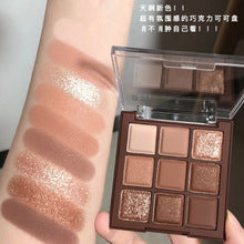 Capel Macaron Three-Layer Sandwich Eyeshadow Pearlescent Matte Flash Contour Earth Color with Mirror Nose Side Shadow