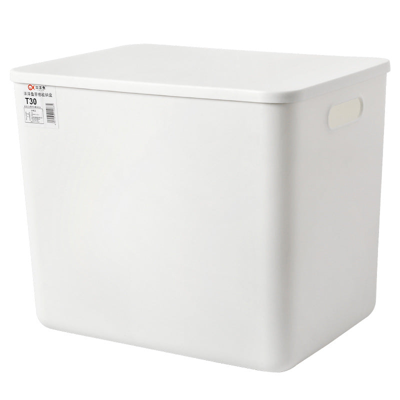 Storage Box Wholesale Storage Box Office Desktop Covered Dustproof Organizing Box Wardrobe Living Room Kitchen Storage Box