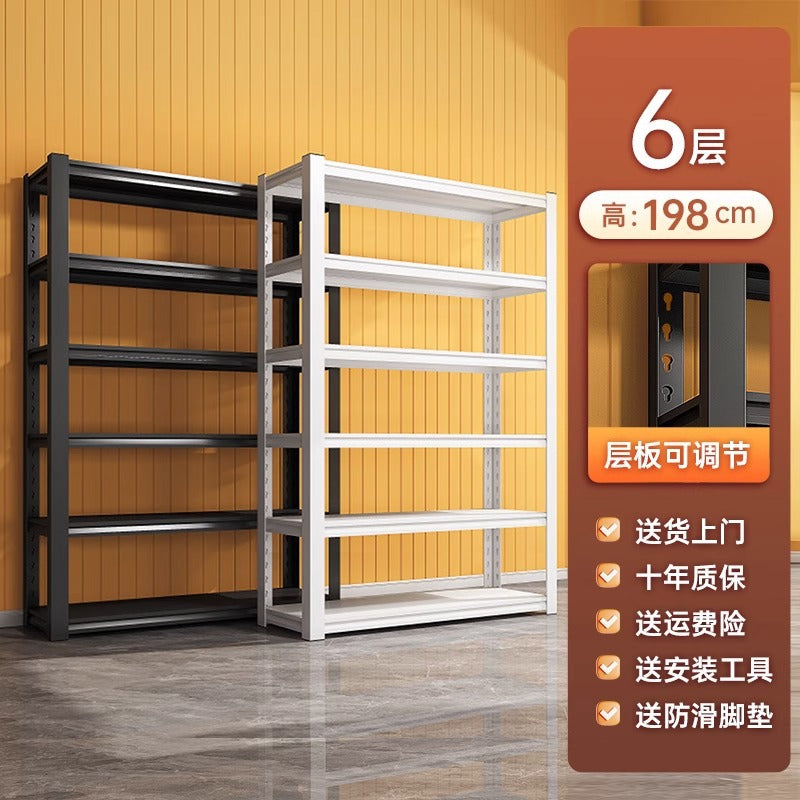 Home Storage Rack Multi-layer Organizer Floor-standing Living Room Balcony Kitchen Storage Rack Miscellaneous Organizer Iron Shelf
