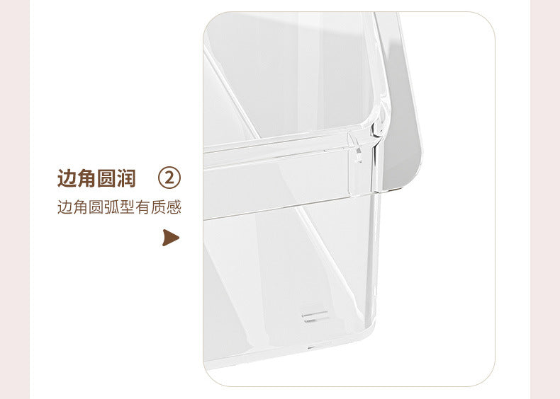 Refrigerator Storage Box Kitchen Plastic Transparent Egg Fruit Vegetable Organizer Drawer Storage Box Storage Box Fresh-keeping Box