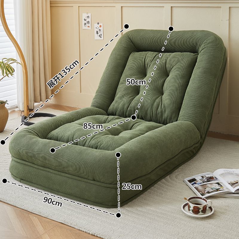 Human Dog House Lazy Sofa Recliner Bed Single Seat Foldable Dual-use Balcony Bedroom Tatami Backrest Chair