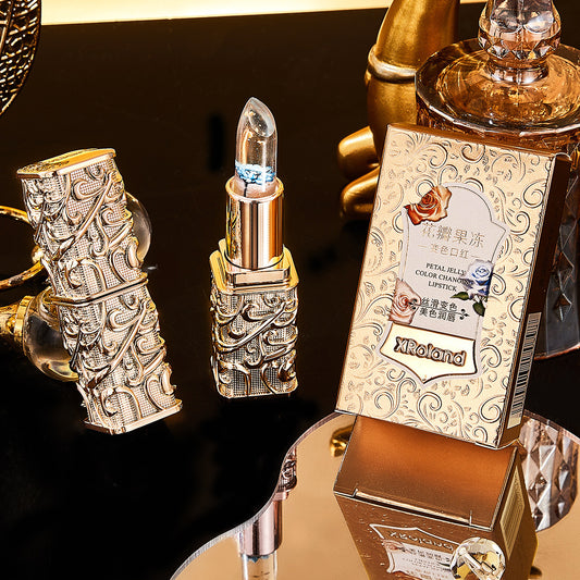 XRoland Petal Jelly Lipstick for Women, Temperature-Sensitive, TikTok Trending, Cosmetics Manufacturer Wholesale and Dropshipping L038