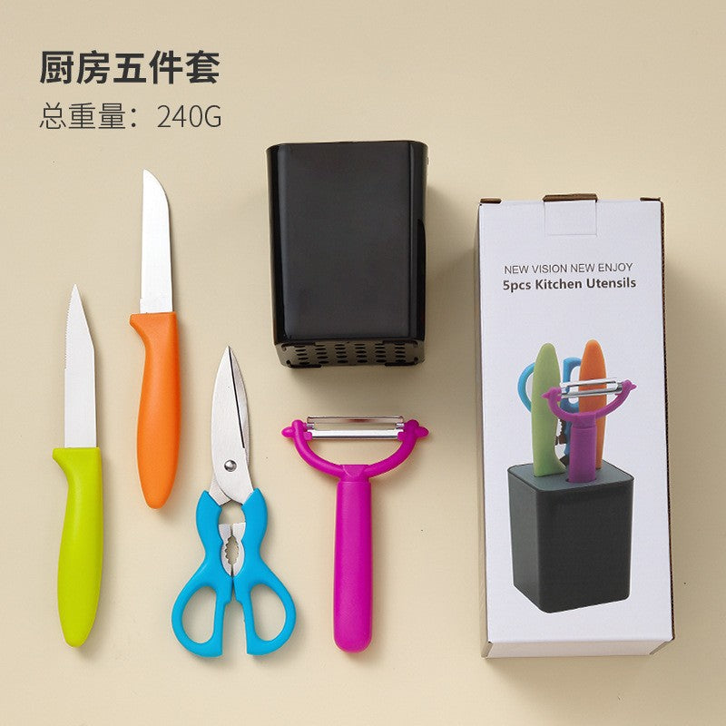 Internet Celebrity Kitchen Gadgets Small Tools Kitchenware Set Japanese Household Complete Scissors Baby Food Tools Full Set