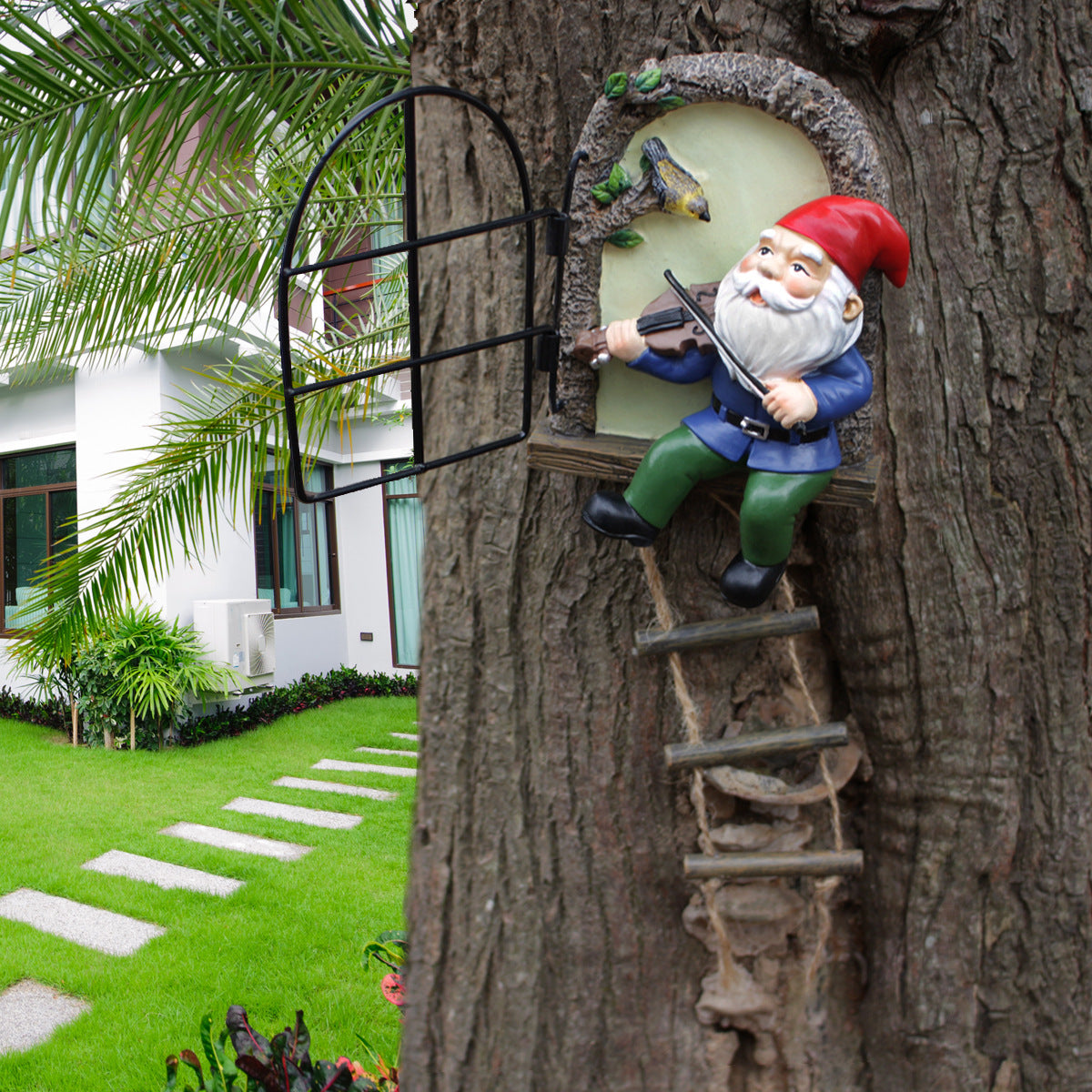 Cross-Border New Fluorescent Playable Dwarf Tree Hanging Resin Craft Pendant Creative Micro Landscape Garden Decoration