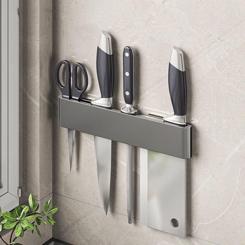 Manufacturer supplies multifunctional kitchen storage rack Knife Rest Wall-Mounted Simple Knife Holder Storage for Kitchen Knives