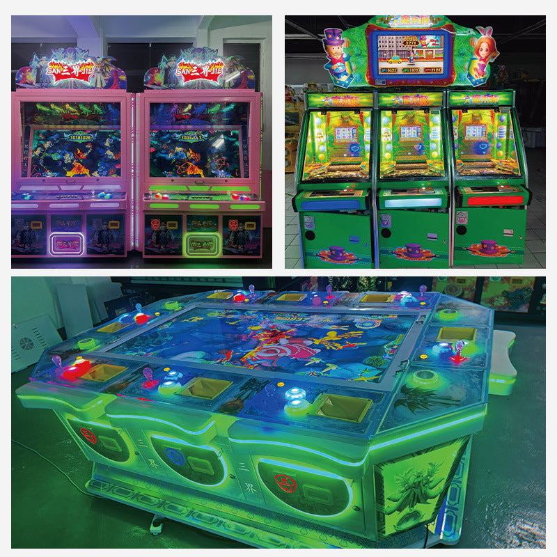 Arcade Push Coin Lottery Machine Adult Commercial Magician Entertainment Equipment Cultural Access Game Hall Fishing Machine