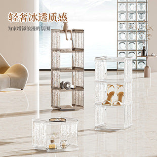 TikTok Kitchen No-Drill Plastic Bag Organizer Storage Rack Wall-mounted pull-out home underwear storage box