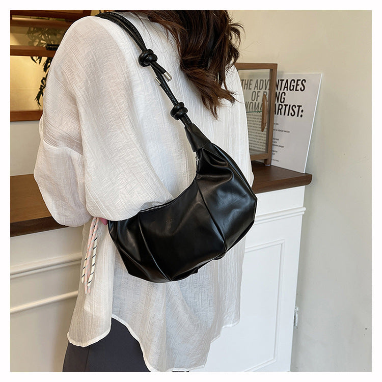 High-end Underarm Bag for Women2025New Trendy Fashion Versatile Casual Single Shoulder Bag Crossbody Dumpling Bag