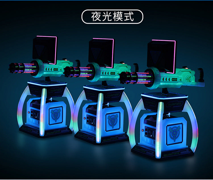 New Amusement Park VR Gatling Gun Machine Commercial Electric Coin Operated Arcade Game Machine for Supermarket Entrance and Night Market