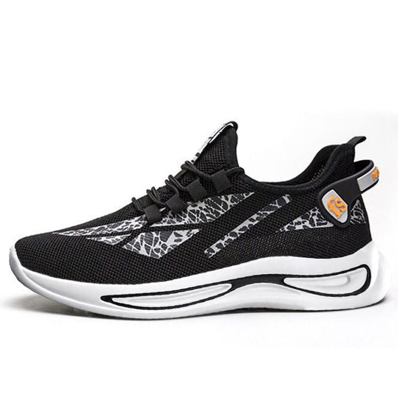 Men's Sneakers2024Spring New Trendy Casual Shoes Running Shoes Couple Shoes Mesh Flyknit Shoes Export