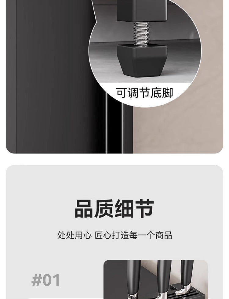 Kitchen Multifunctional Storage Rack Dustproof Dish Organizer Household Countertop Draining Bowl Cabinet Chopsticks Plate Storage Rack