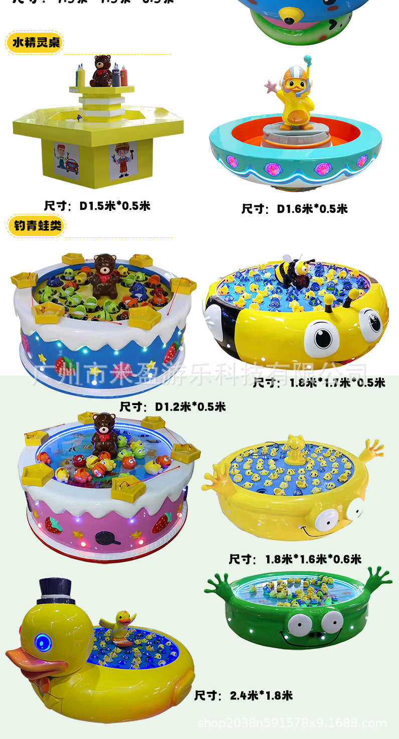 Naughty Castle Indoor Children's Play Area Craft Table Equipment Game Machine Educational Water Elf Toy Table Amusement Park Commercial Use