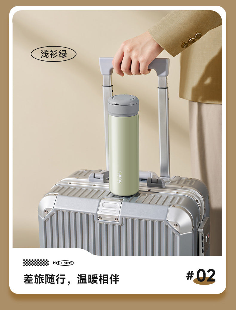 Supor Insulated Cup Outdoor Portable for Men and Women with Handle Ring Fresh and Simple316Stainless Steel Source Manufacturer