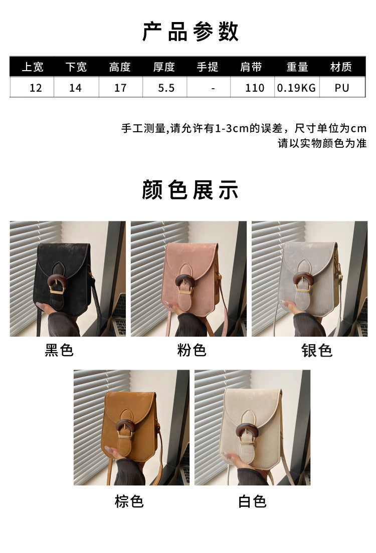 High-end design crossbody bag mini handbag tote bag2025Women's New Fashion Single Shoulder Small Bag Stylish Phone Bag