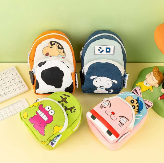 Genuine Crayon Xiaoxin mini Pencil Bag Stationery Bag Cartoon Creative Student Storage Bag Canvas Coin Purse Cute http://detail.1688.com/offer/967469985091.html